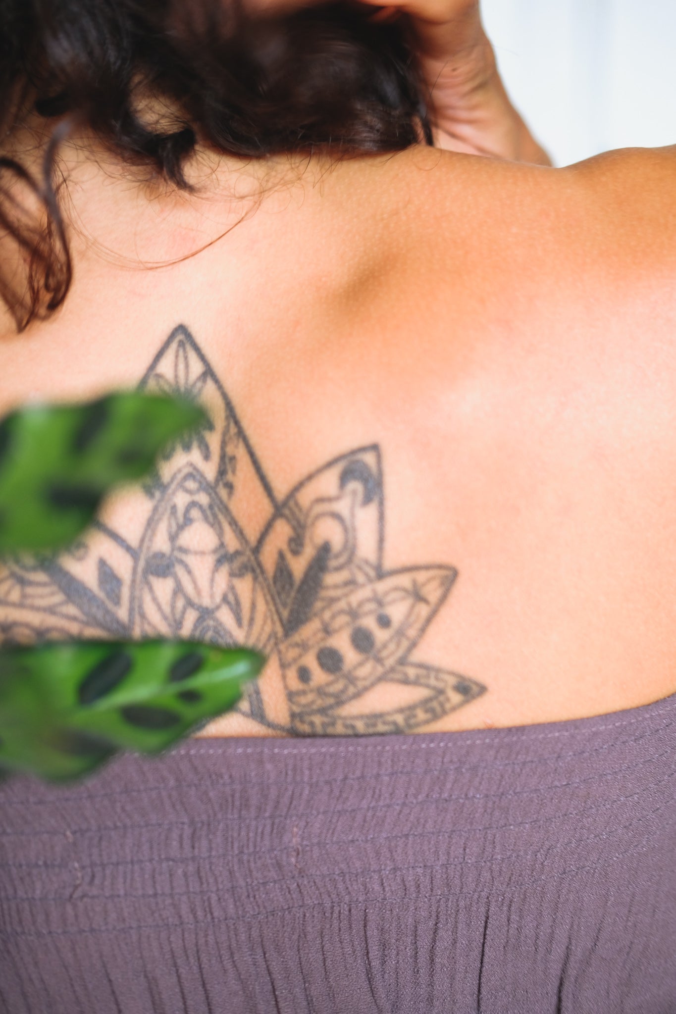 ArtStation - Violet and Rose Tattoo - Birth Flower Tattoo